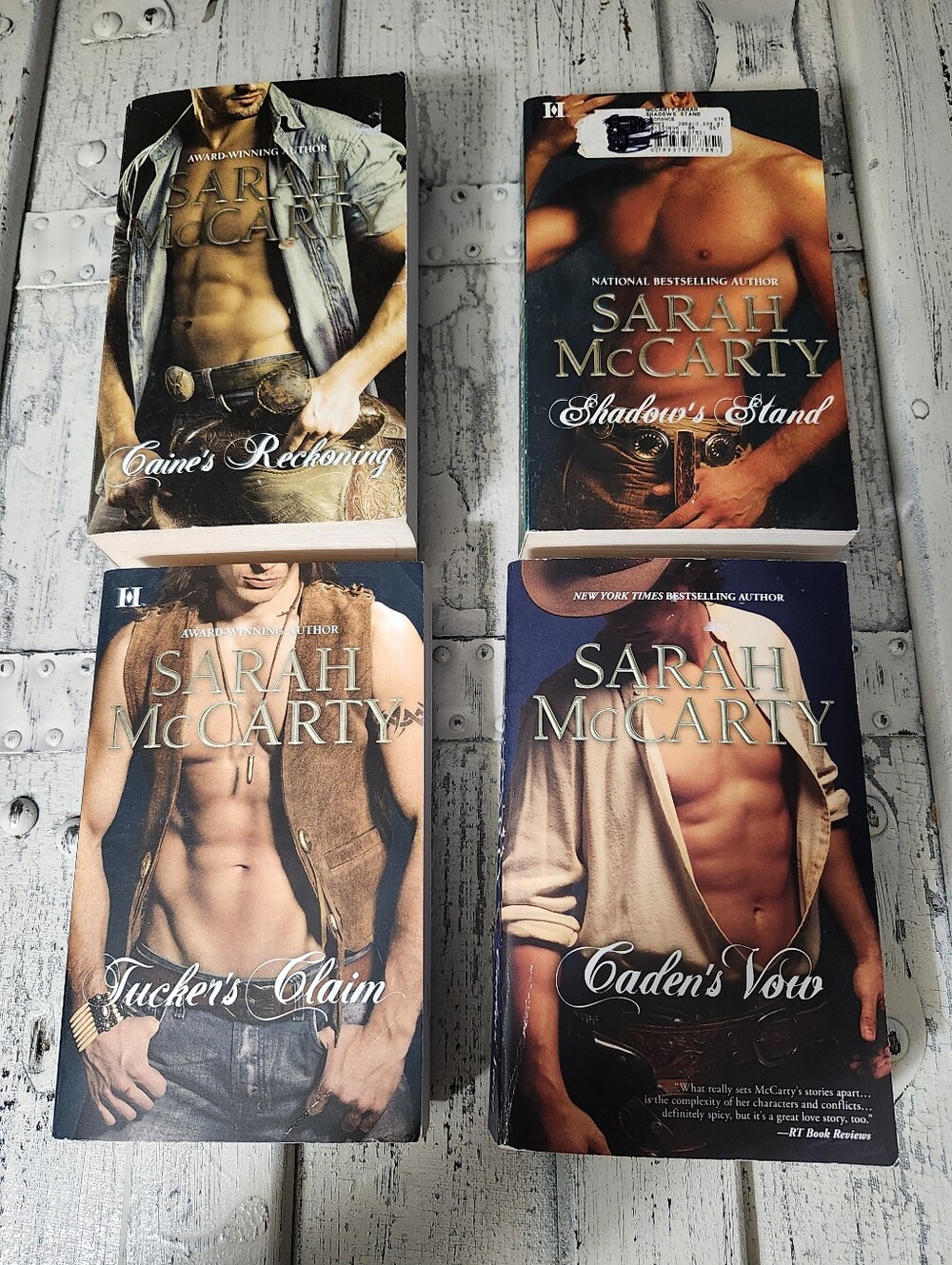Sarah McCarty Romance Paperback Book Lot(4)